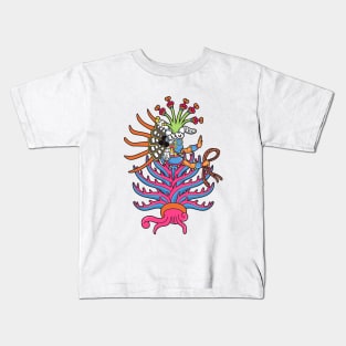 Aztec Earth Goddess - Mayahuel Kids T-Shirt